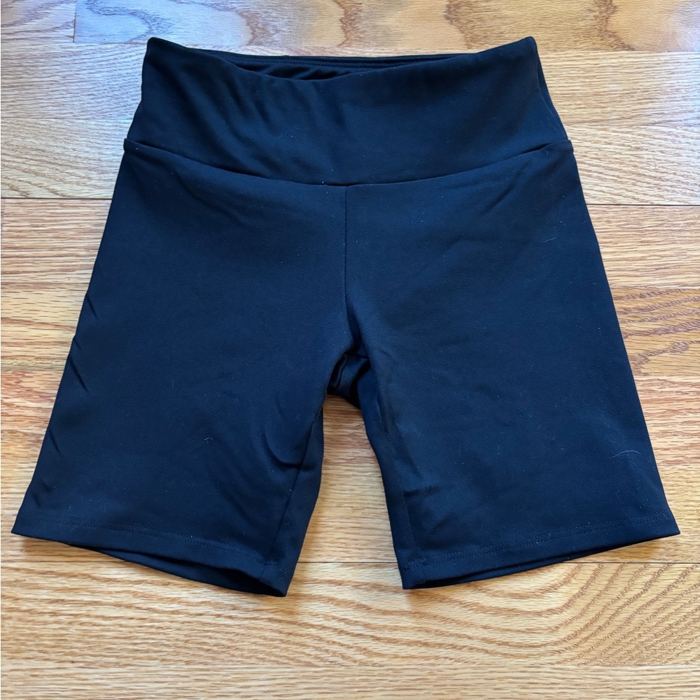 Purple Pixies Black Shorts